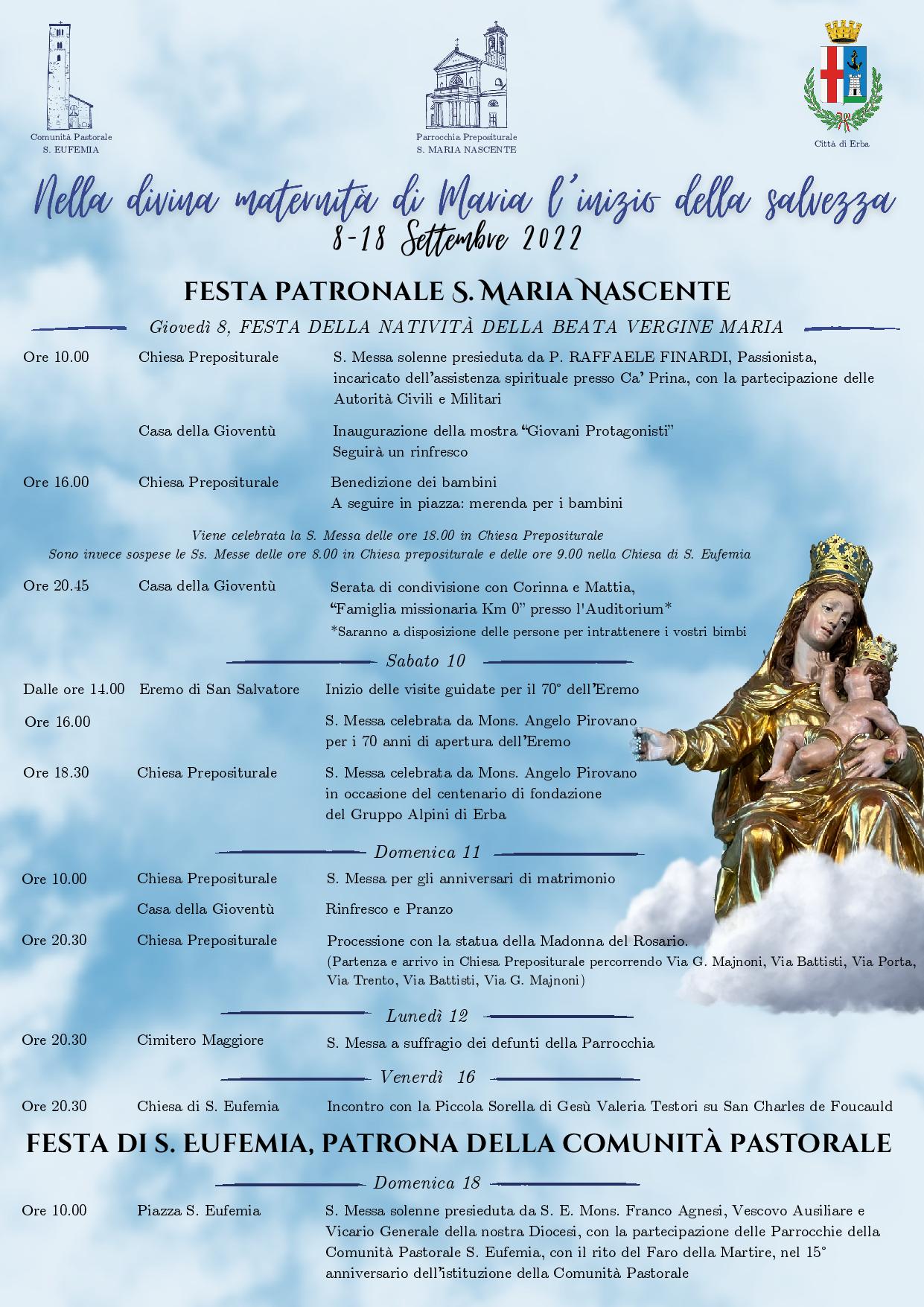 Festa patronale S.Maria Nascente